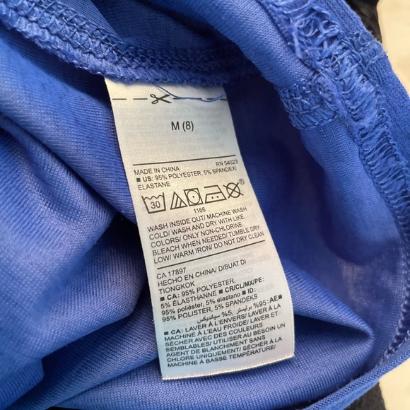 Official Super Mario Bros Blue Old Navy Active T-Shirt Size Medium 8 - Picture 3 of 5